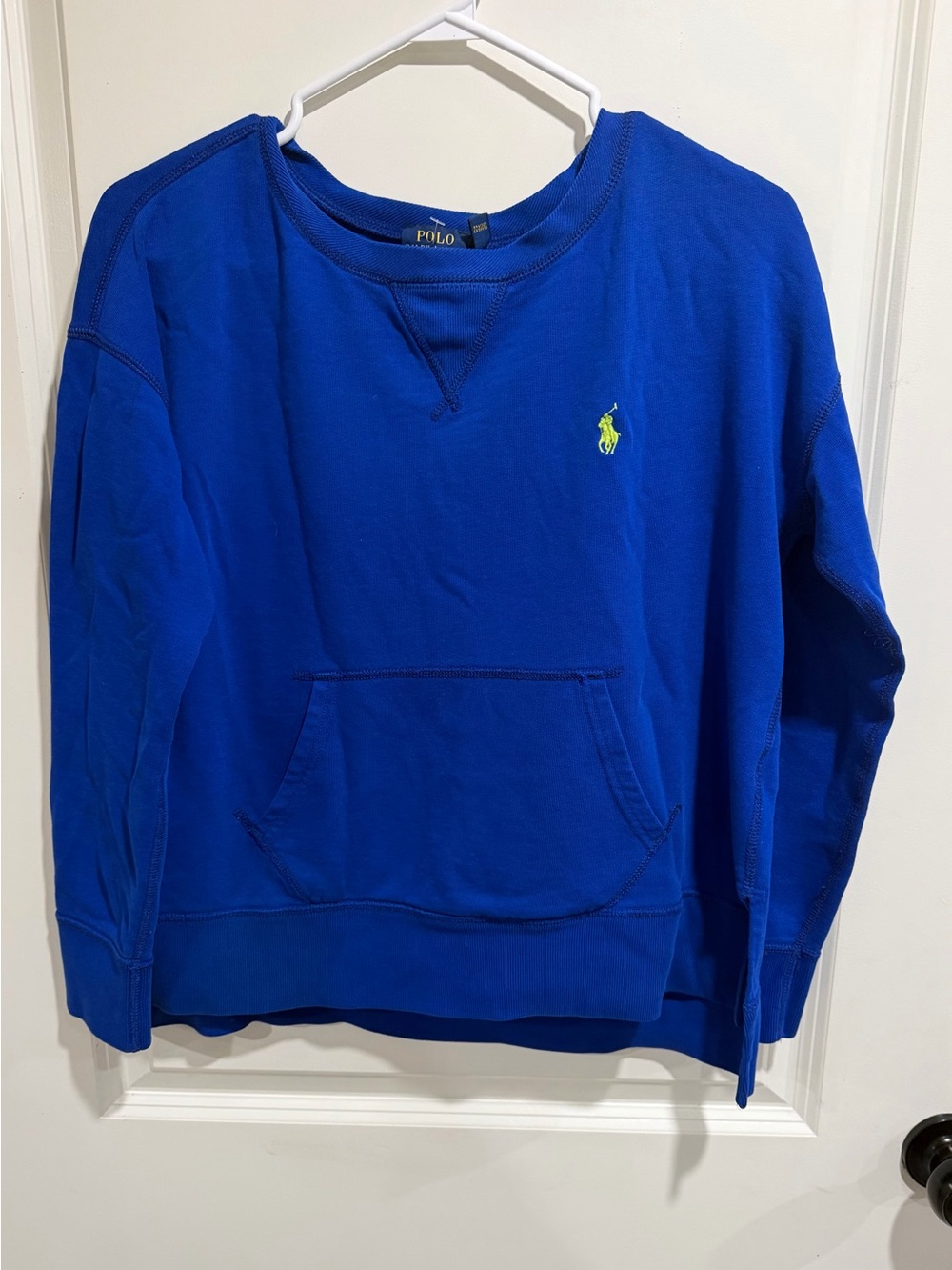Polo Ralph Lauren Blue Sweatshirt Small Pony Pullover Crewneck